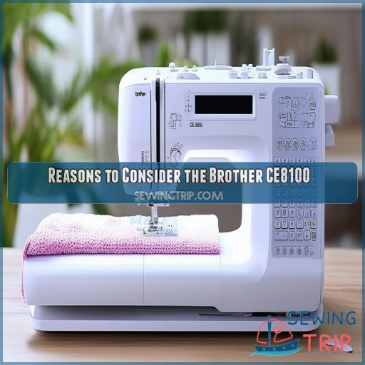 Reasons to Consider the Brother CE8100