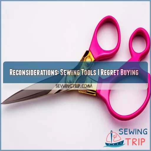 Reconsiderations: Sewing Tools I Regret Buying