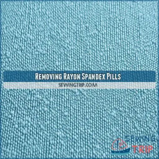 Removing Rayon Spandex Pills
