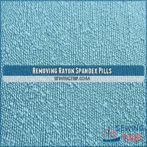 Removing Rayon Spandex Pills