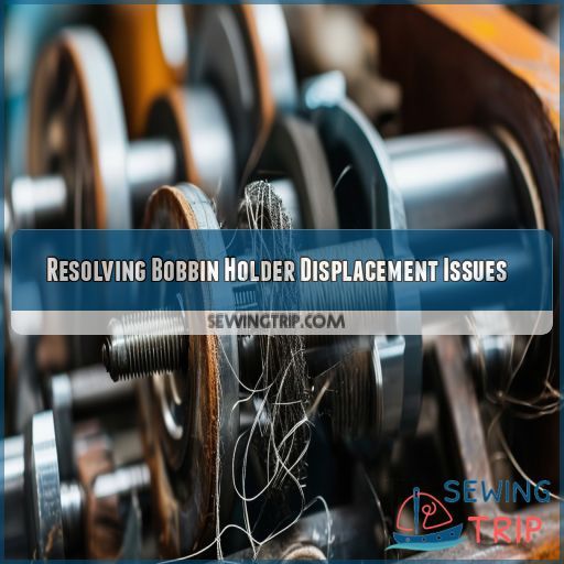 Resolving Bobbin Holder Displacement Issues