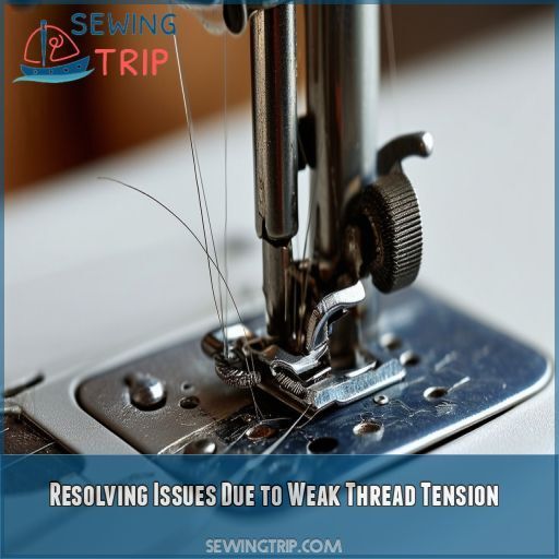 Resolving Issues Due to Weak Thread Tension Resolving Issues Due to Weak Thread Tension