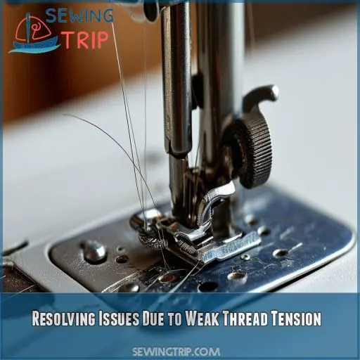 Resolving Issues Due to Weak Thread Tension