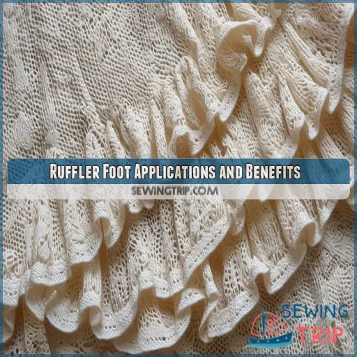 Ruffler Foot Applications and Benefits