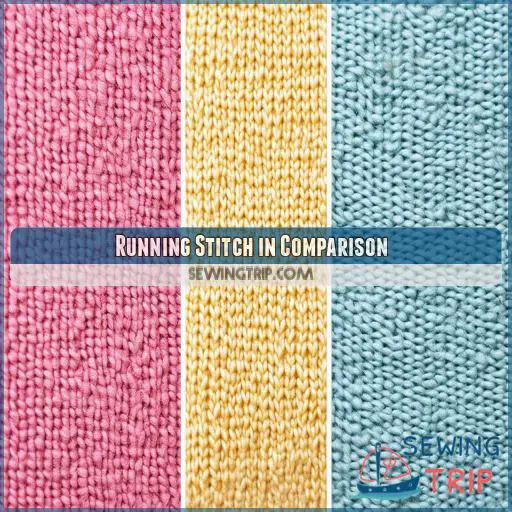 Running Stitch in Comparison