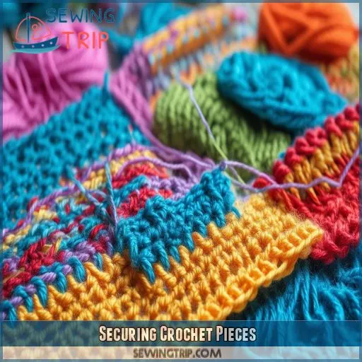 Securing Crochet Pieces