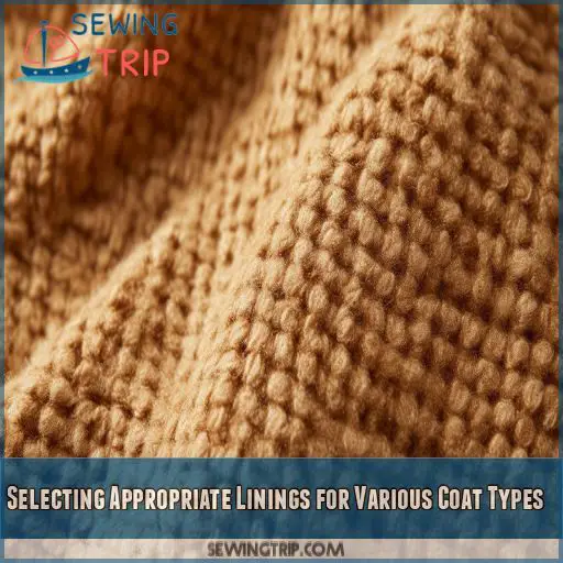 Selecting Appropriate Linings for Various Coat Types