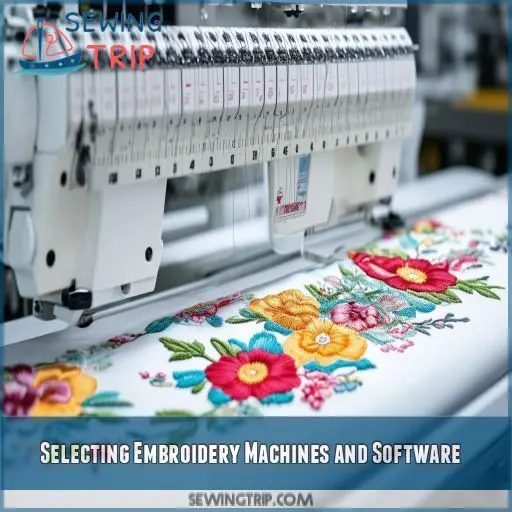 Selecting Embroidery Machines and Software Selecting Embroidery Machines and Software