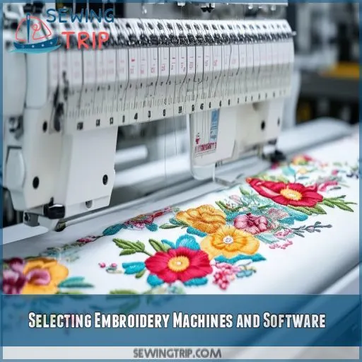 Selecting Embroidery Machines and Software