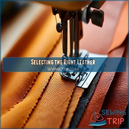 Selecting the Right Leather Selecting the Right Leather