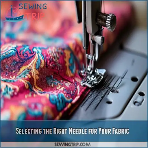Selecting the Right Needle for Your Fabric Selecting the Right Needle for Your Fabric