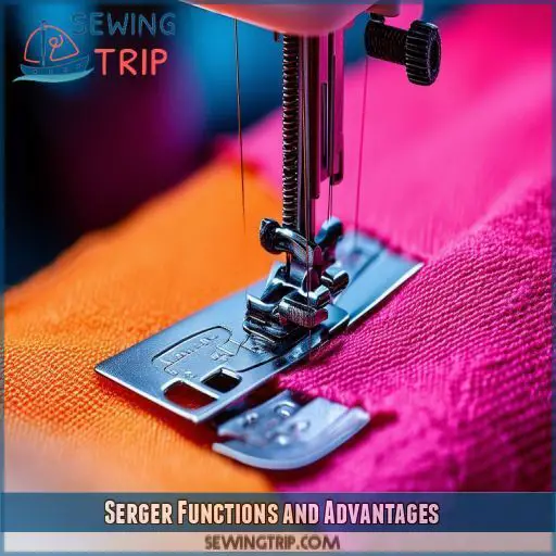 Serger Functions and Advantages Serger Functions and Advantages