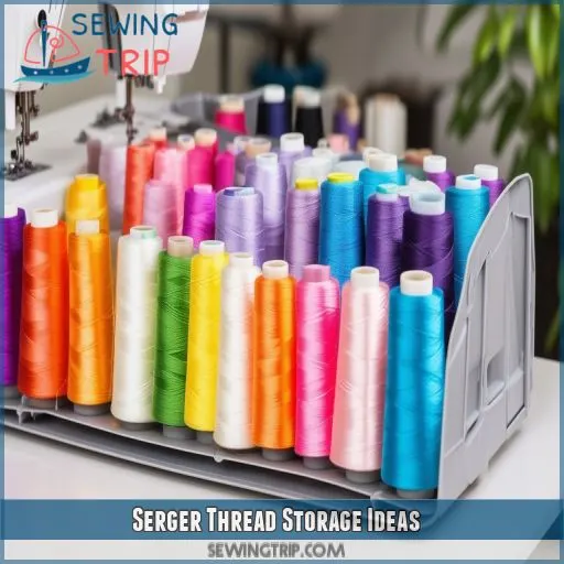 Serger Thread Storage Ideas