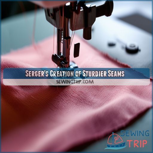 Serger's Creation of Sturdier Seams