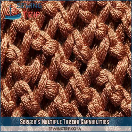 Serger's Multiple Thread Capabilities