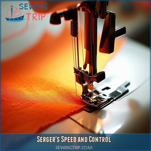 Serger's Speed and Control