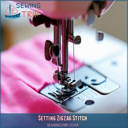 Setting Zigzag Stitch