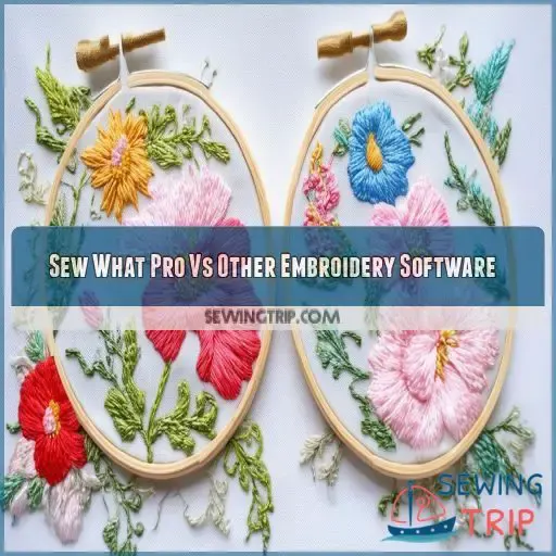 Sew What Pro Vs Other Embroidery Software