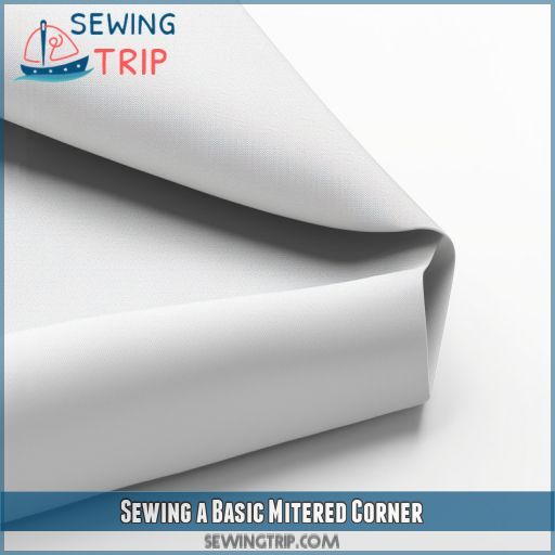 Sewing a Basic Mitered Corner