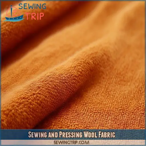 Sewing and Pressing Wool Fabric