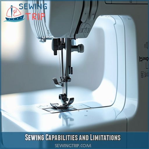 Sewing Capabilities and Limitations