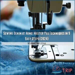 sewing denim at home