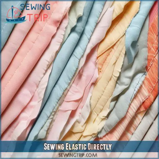 Sewing Elastic Directly