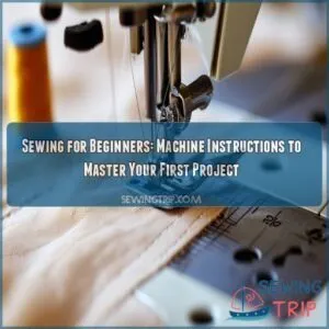 sewing for beginners machine instructions