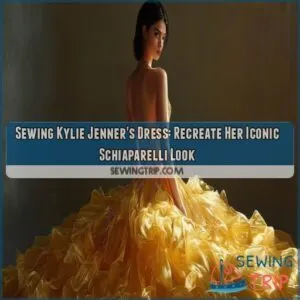 sewing kylie jenner dress recreation