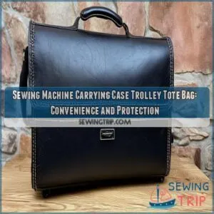 sewing machine carrying case trolley tote bag