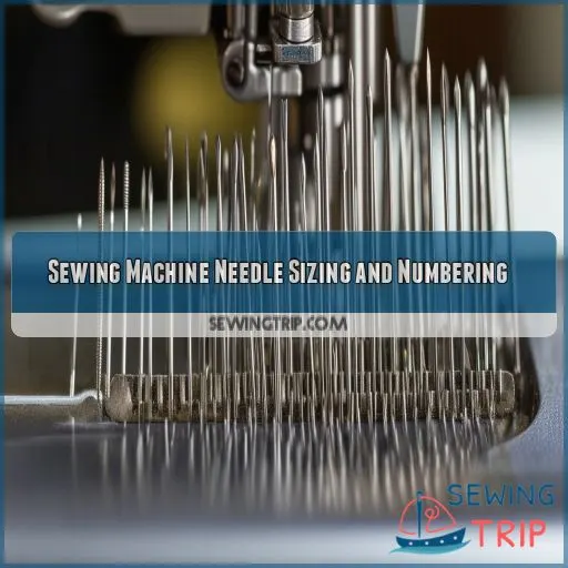 Sewing Machine Needle Sizing and Numbering