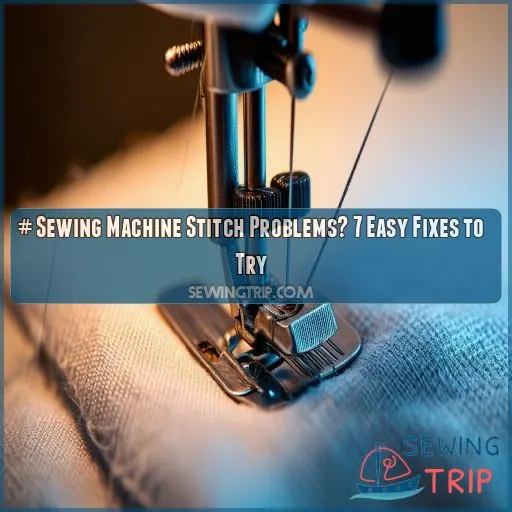 sewing machine stitch problems