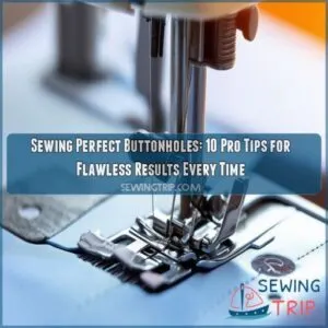 sewing perfect buttonholes tips