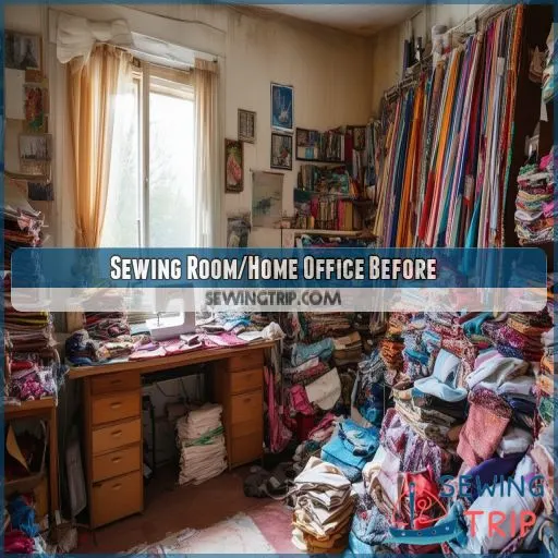 Sewing Room/Home Office Before