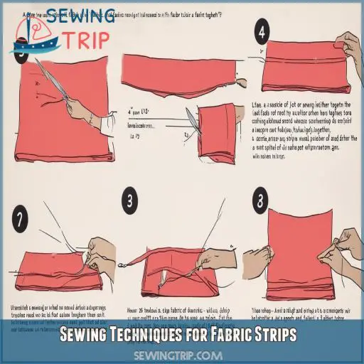 Sewing Techniques for Fabric Strips