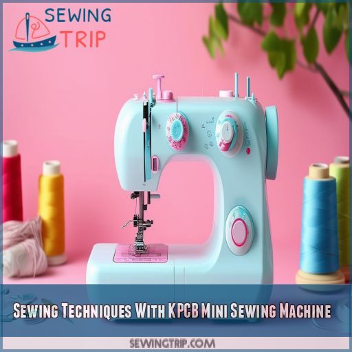Sewing Techniques With KPCB Mini Sewing Machine