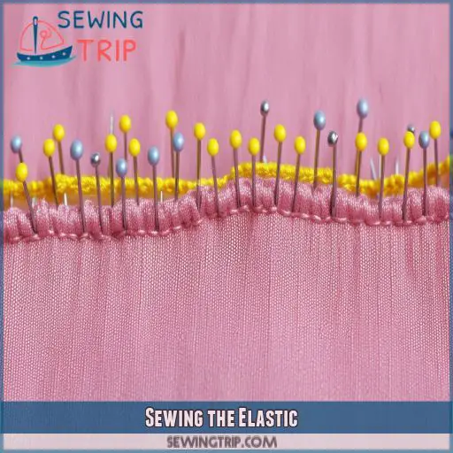 Sewing the Elastic