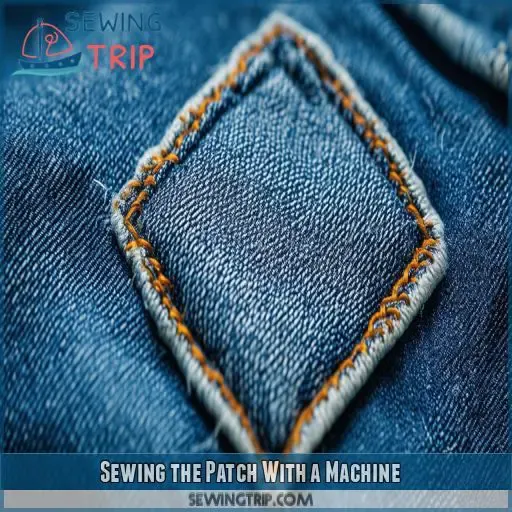 Sewing the Patch With a Machine