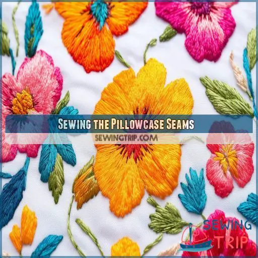 Sewing the Pillowcase Seams