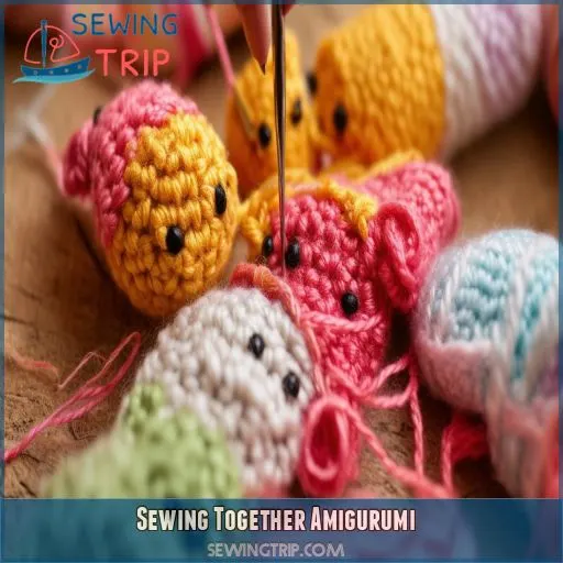 Sewing Together Amigurumi