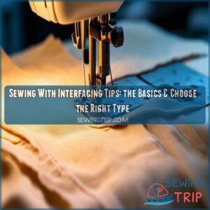 sewing with interfacing tips
