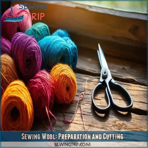 Sewing Wool: Preparation and Cutting