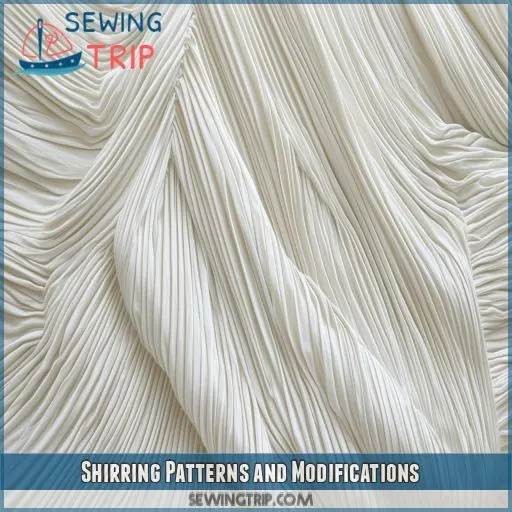 Shirring Patterns and Modifications