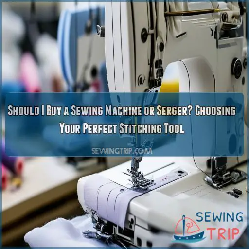 should i buy a sewing machine or a serger should i buy a sewing machine or a serger