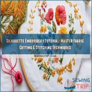 silhouette embroidery tutorial