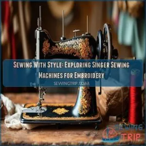 Singer sewing machine for embroidery