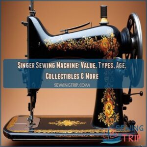 Singer sewing machine for vintage collectors