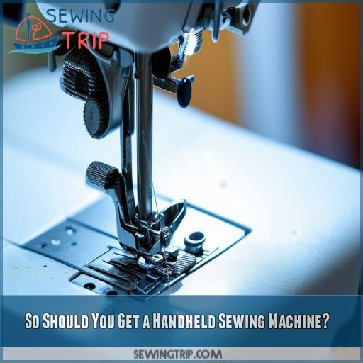 So Should You Get a Handheld Sewing Machine