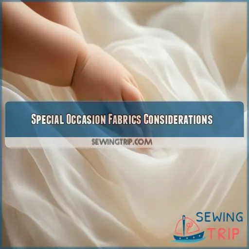 Special Occasion Fabrics Considerations