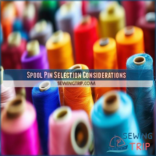 Spool Pin Selection Considerations